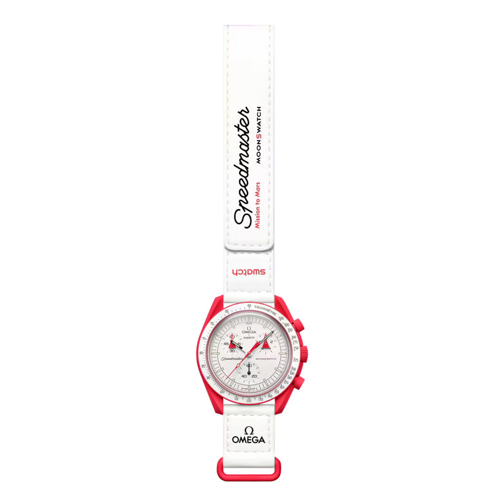 Swatch x Omega MoonSwatch Mission to Mars SO33R100 – Cronografo quarzo Bioceramic 42mm rosso/bianco