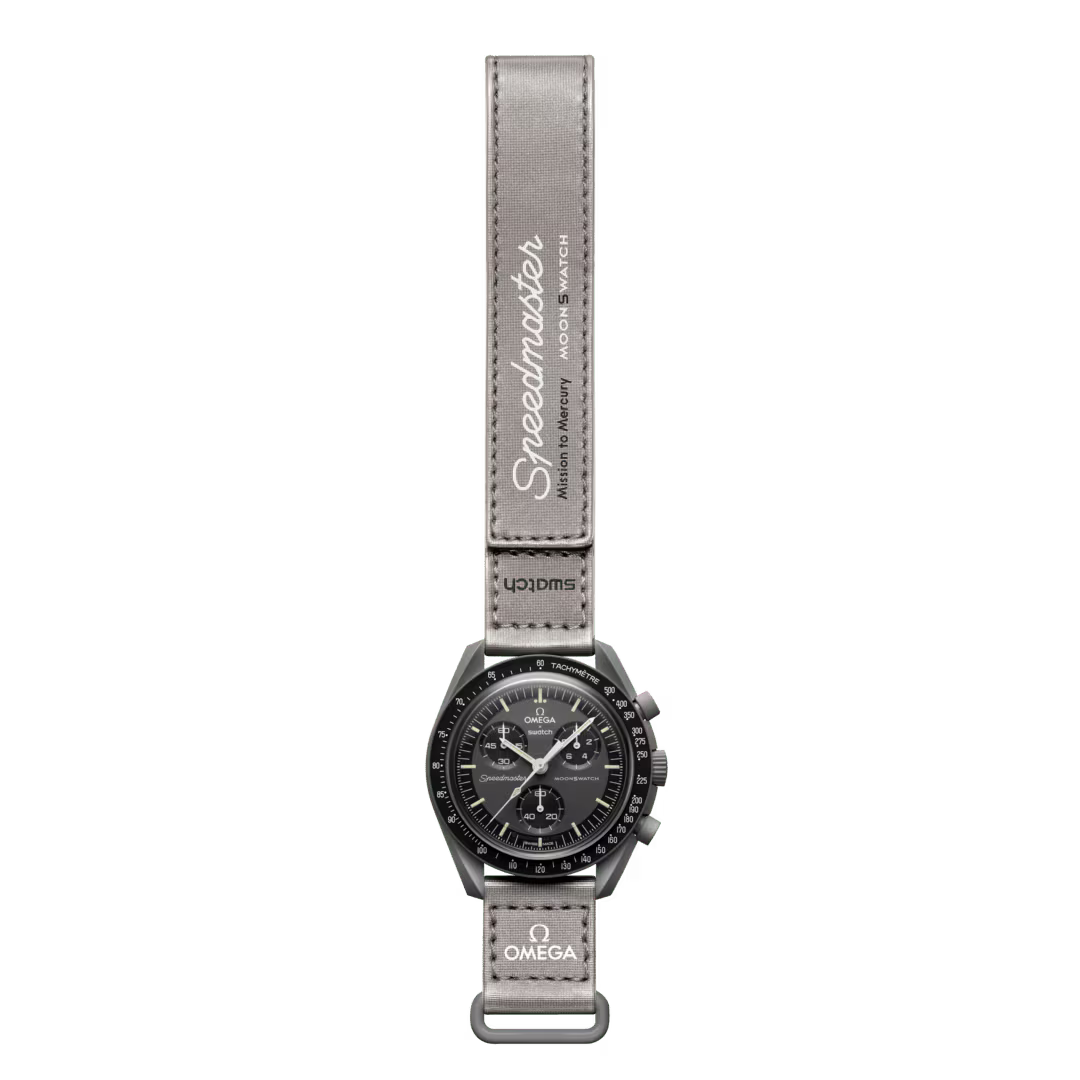 Swatch x Omega MoonSwatch Mission to Mercury – Movimento Quarzo, Grigio Scuro, 42mm – Cod. SO33A100