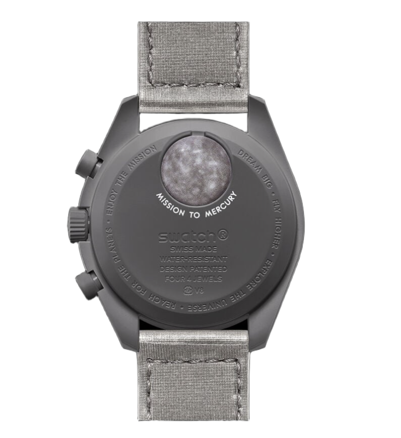 Swatch x Omega MoonSwatch Mission to Mercury – Movimento Quarzo, Grigio Scuro, 42mm – Cod. SO33A100