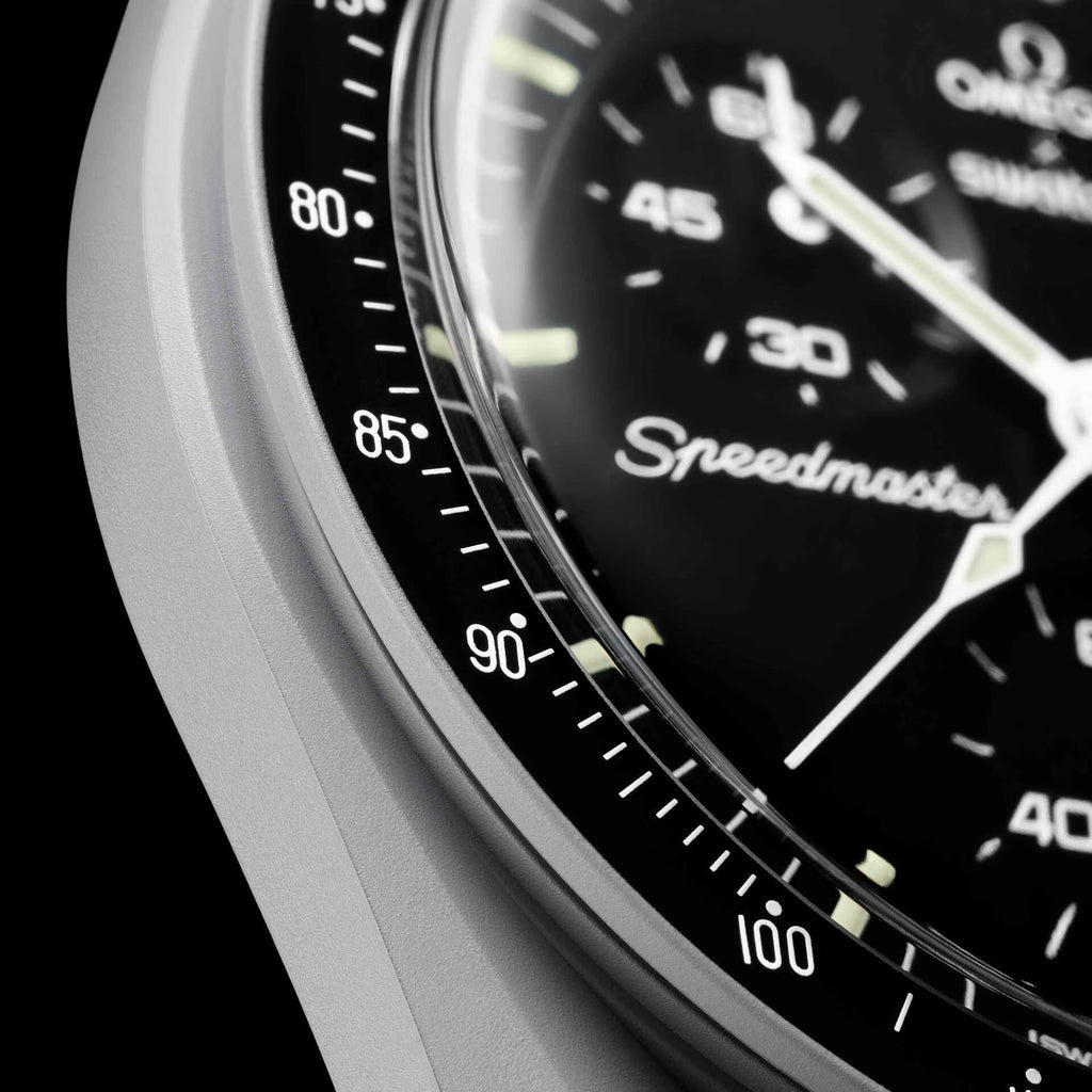 Swatch x Omega MoonSwatch Mission to the Moon SO33M100 – Cronografo quarzo Bioceramic 42mm nero/grigio