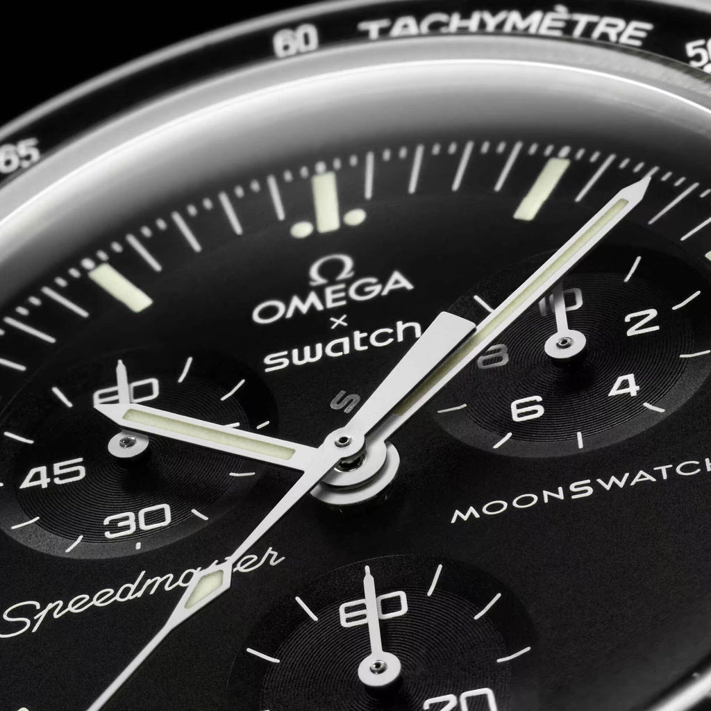 Swatch x Omega MoonSwatch Mission to the Moon SO33M100 – Cronografo quarzo Bioceramic 42mm nero/grigio