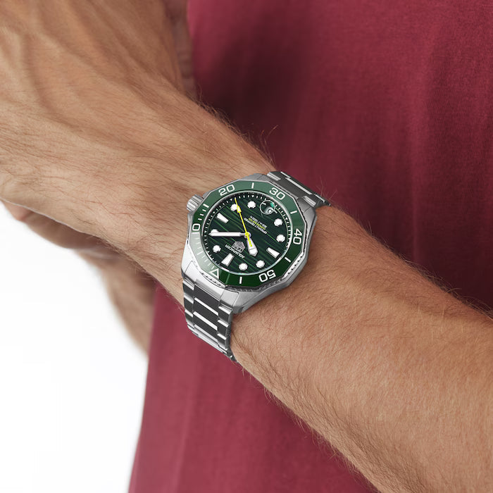 TAG Heuer Aquaracer Professional 300 Date Automatico Swiss Made Verde 42 mm – WBP5116.BA0013