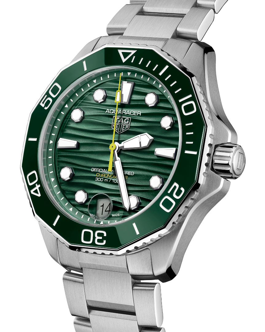 TAG Heuer Aquaracer Professional 300 Date Automatico Swiss Made Verde 42 mm – WBP5116.BA0013