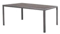 Tavolo Tenerife 156x78x74h Effetto Legno Grigio con Struttura in Metallo