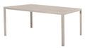 Tavolo Tenerife 156x78x74h Effetto Legno Beige con Struttura in Metallo
