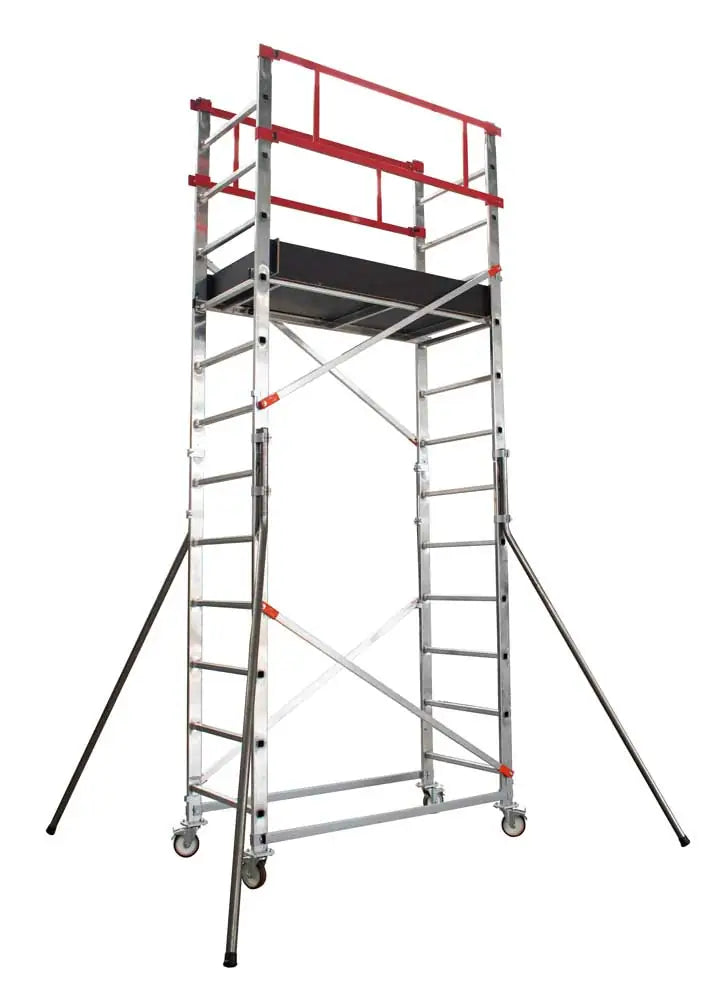 Torre Mobile Professionale in Alluminio 1,3MT – Altezza Operativa 3,30 m