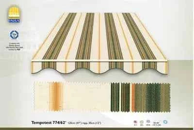 Tenda da sole a caduta con braccetti regolabili 774/62 per balcone e terrazzo