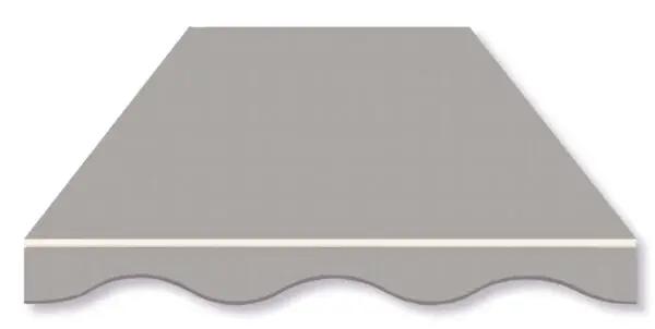 Tenda parasole a cascata in Tempotest Parà - colorazione: 79 (grigio)