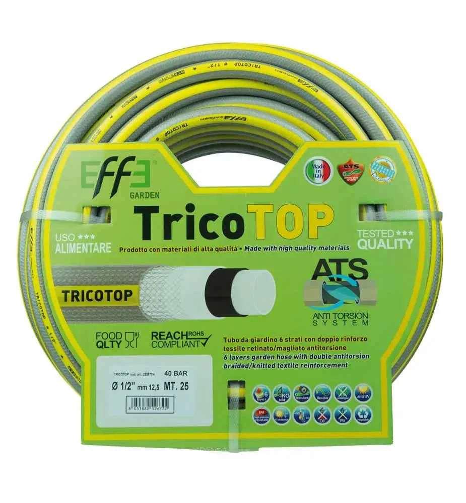 Tubo TricoTop 6 Strati Ø15 mm x 15 m – Grigio/Giallo Anti Torsione
