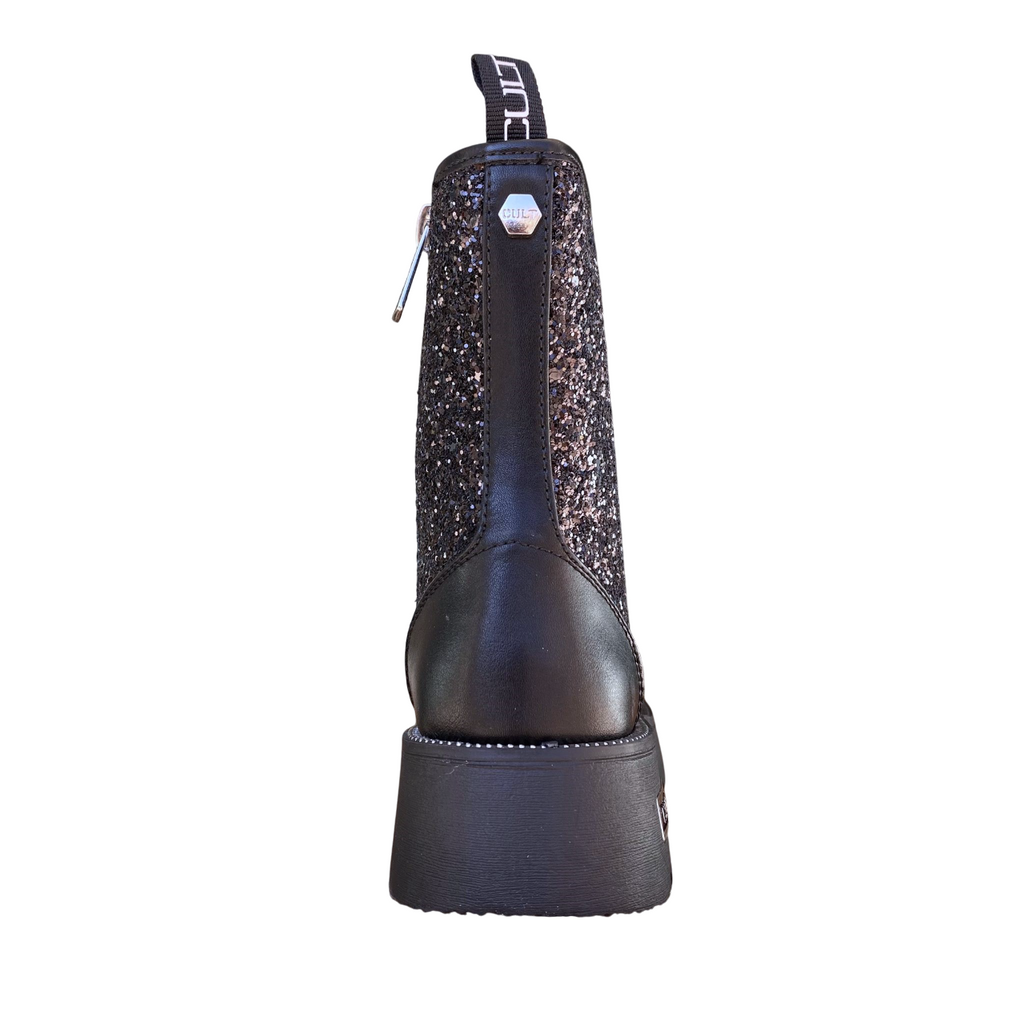 Cult Stivaletto Glitter nero Bambina T-363 3134 | Stivali 7 Fori