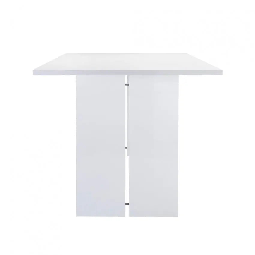 Tavolo moderno in design BOLOGNA - Colore bianco lucido