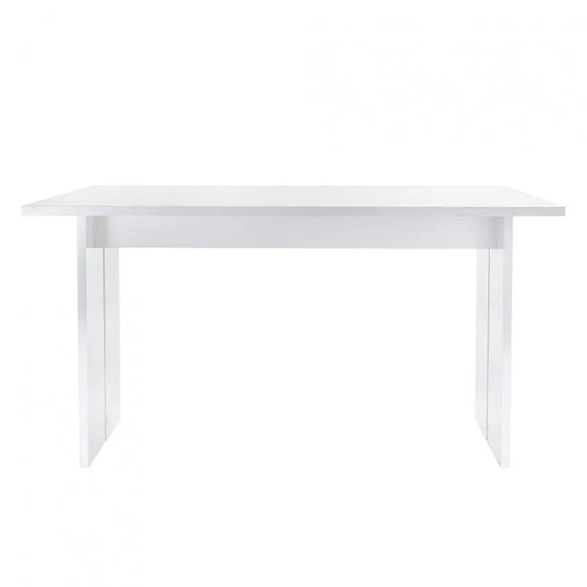 Tavolo moderno in design BOLOGNA - Colore bianco lucido