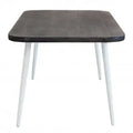Tavolo Granada - Alluminio Bianco con Piano Grigio 160x90 cm