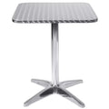 Tavolo a Colonna 60 x 60 Waterproof: Acciaio e Alluminio, cm 60x60x70
