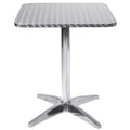 Tavolo a Colonna Waterproof: Acciaio e Alluminio, cm 60x60x70