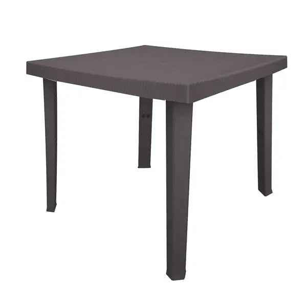 Tavolo da esterno in plastica figaro 80x80 tre colori
