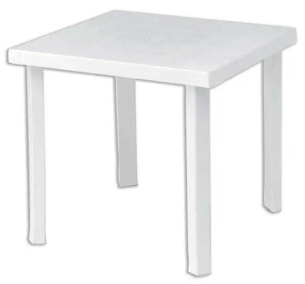 Tavolo da esterno in plastica figaro 80x80 tre colori