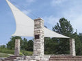 Tenda vela quadrata 5mx5m diversi colori