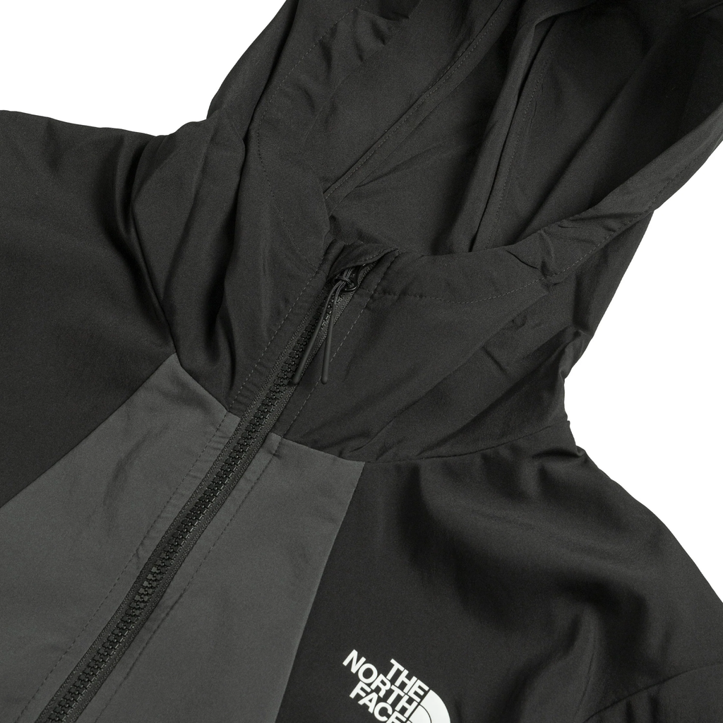 The North Face giacca antivento con cappuccio da uomo Wind Track NF0A87J2MN8 asfalto nero
