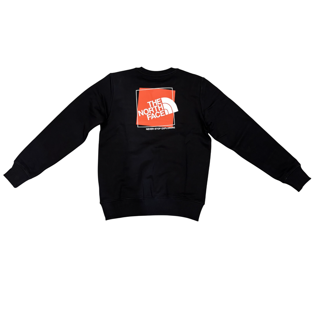 The North Face Box Graphic Felpa Girocollo Uomo NF0A8JNBKY4 Nera
