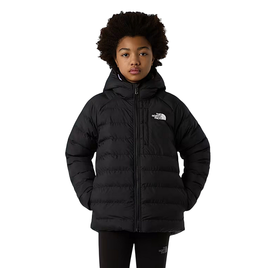 The North Face Giacca reversibile Perrito da ragazza NF0A88UEWOO nero-grigio