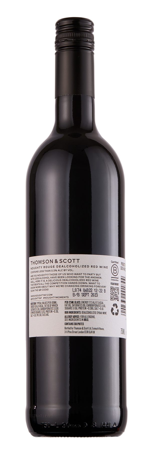 Thomson & Scott - "Noughty" Rouge NV
