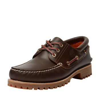Timberland Authentic 3-Eye Lug Handsewn Scarpe da Barca Uomo Marrone - TB030003214