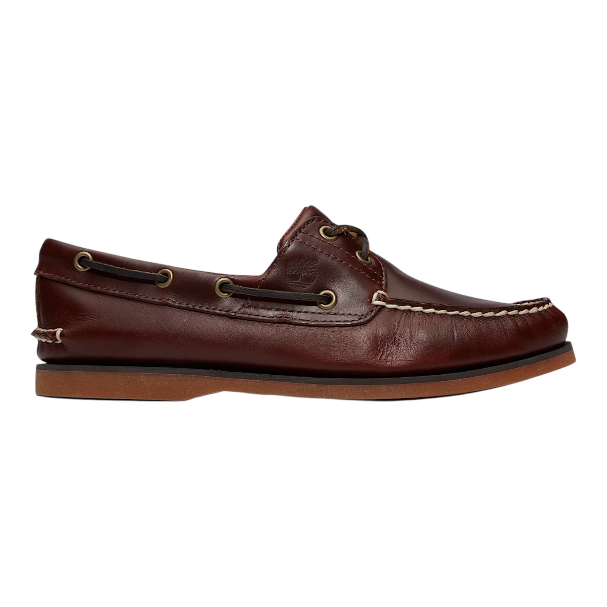 Timberland Scarpa Barca Uomo Classic 2-Eye TB025077214 Marrone Coccodrillo