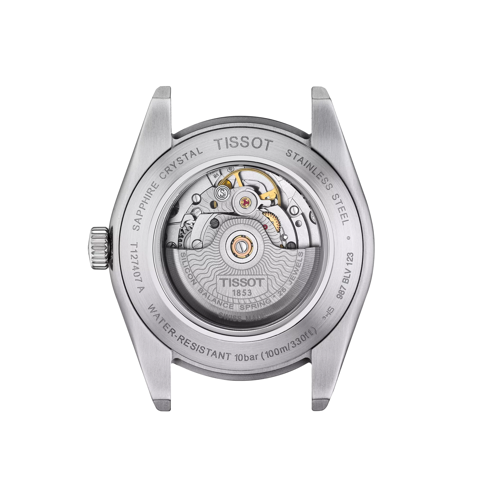 Tissot Gentleman Powermatic 80 Silicium – Automatico Swiss Made, nero, 40mm – T127.407.11.051.00