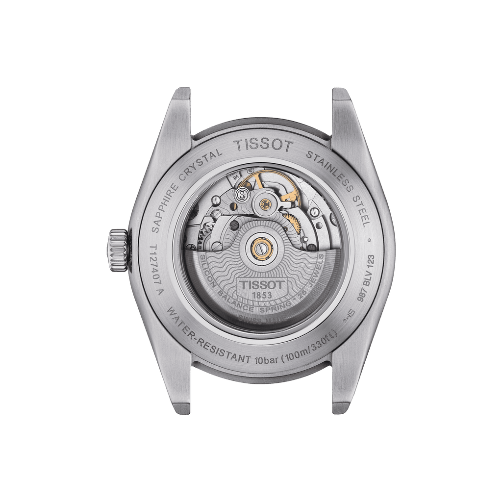 Tissot Gentleman Powermatic 80 Silicium – Automatico, Swiss Made, Blu e Marrone, 40mm – T127.407.16.041.00