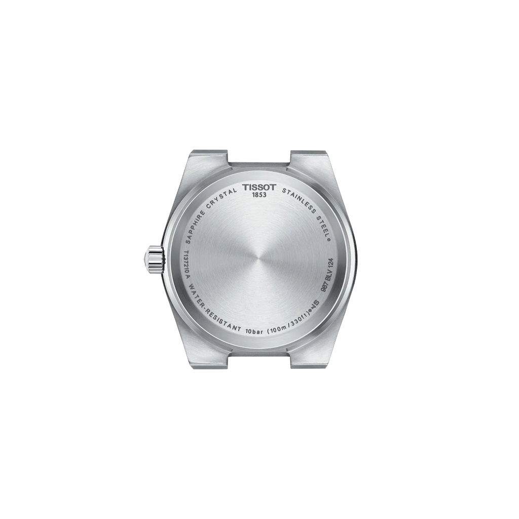 Tissot PRX 35mm – Orologio Quarzo Swiss Made, Quadrante Rosso, Acciaio, Ref. T137.210.11.421.00