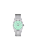 Tissot PRX 35mm – Orologio Quarzo Swiss Made, Quadrante Verde Menta, Acciaio, Ref. T137.210.11.091.00