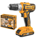 Trapano avvitatore con batteria litio 20v e caricabatteria ingco p20s