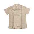 Trez - Camicia Manica Corta Uomo Misto Lino Beige - Cocco-1217 M49026-384