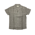 Trez camicia manica corta da uomo in misto lino Cocco-1217 M49026 444 salvia