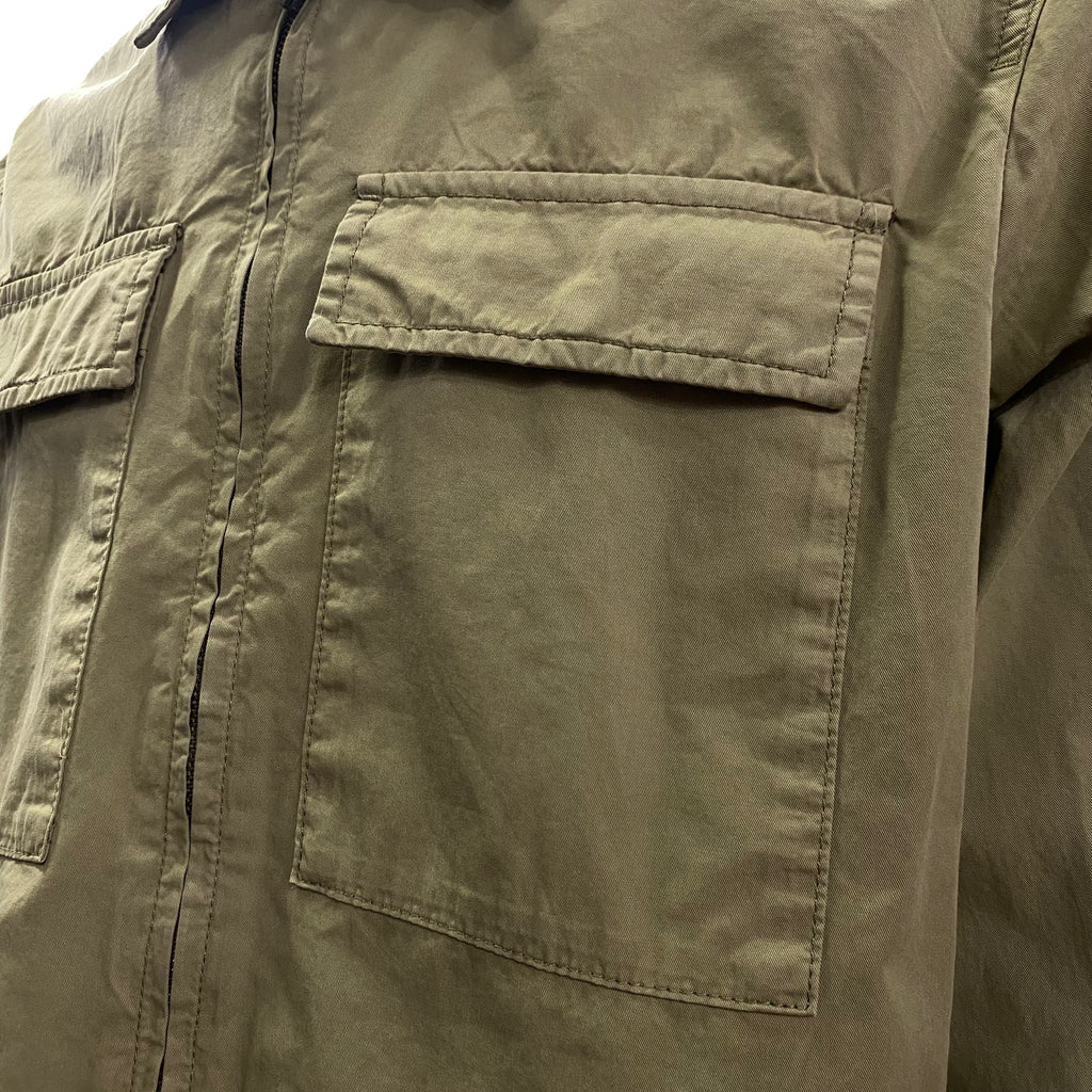 Trez giubbino da uomo in cotone Gink M48680 355 verde militare