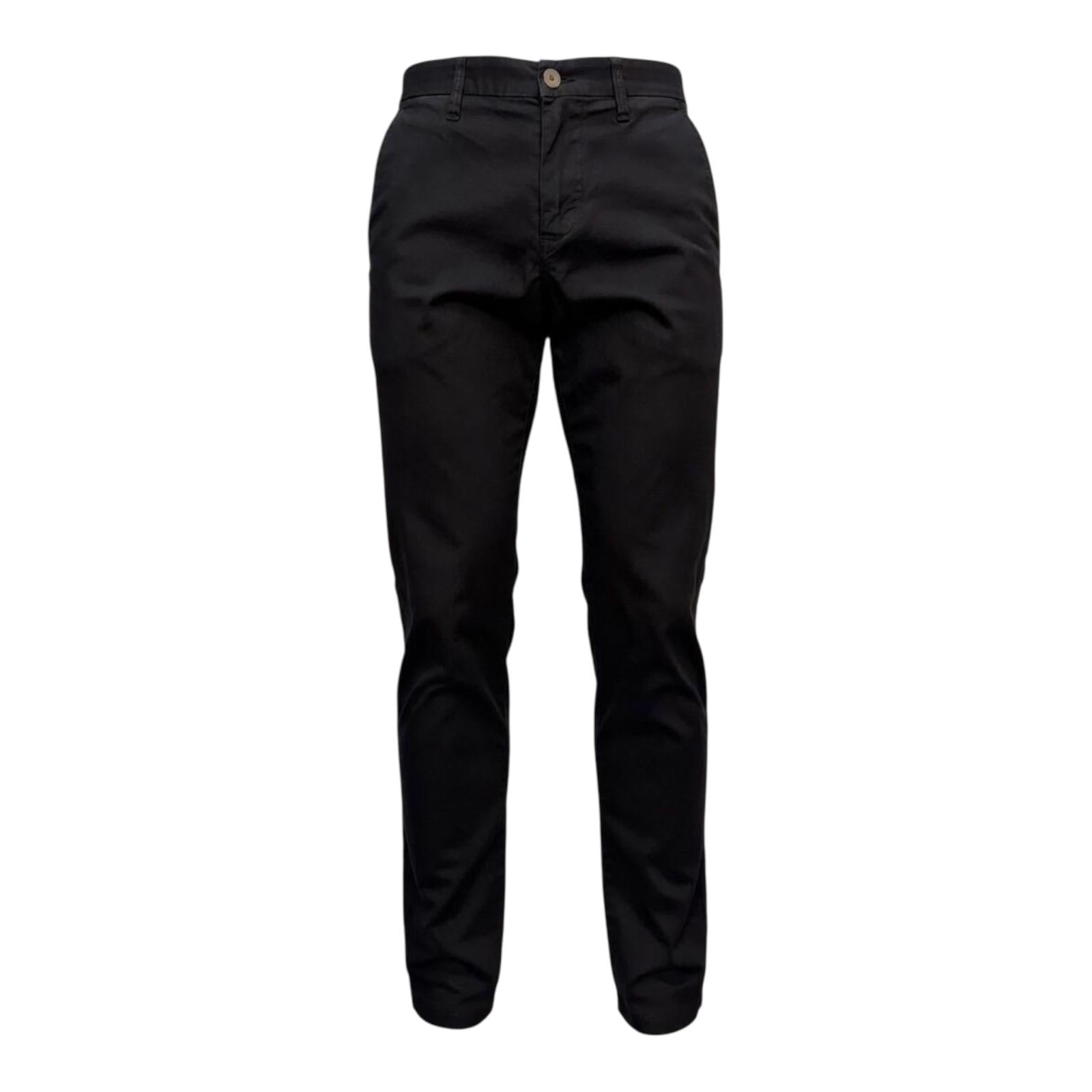 Trez uomo pantalone in cotone SONG6K-1035BST M50182 969 nero