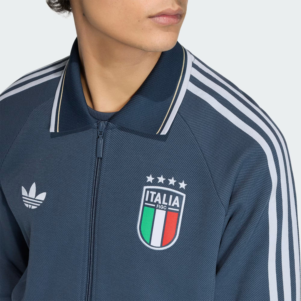Adidas Giacca Anthem Away Italia FIGC Uomo Blu Chiaro - JY9599