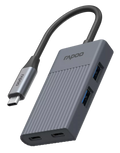 UCH-4013 HUB USB-C 2xUSB-A + 2xUSB-C [12446]