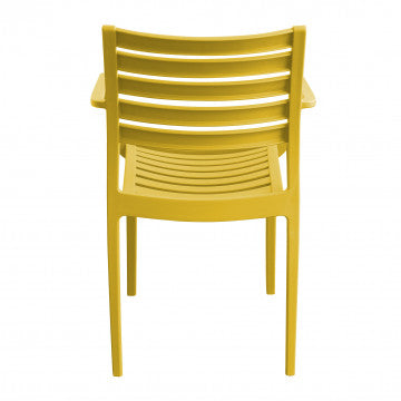 Poltrona in polipropilene impilabile Eveline - Dimensioni: 58.5x55.2x84cm