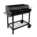Barbecue a carbonella Wisconsin con struttura in acciaio verniciato nero