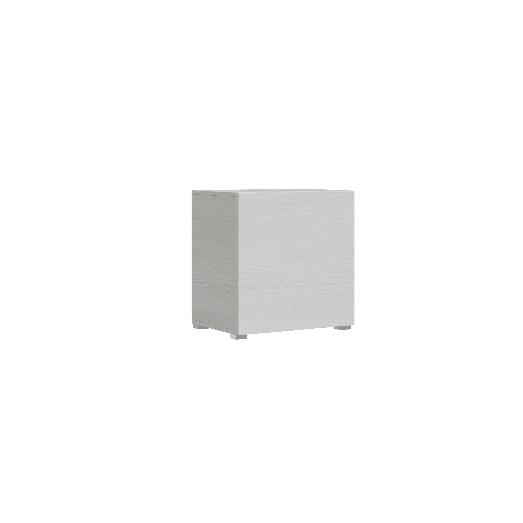 Base a terra L.60 H.60 P.39,2 con piedini sx-dx in legno