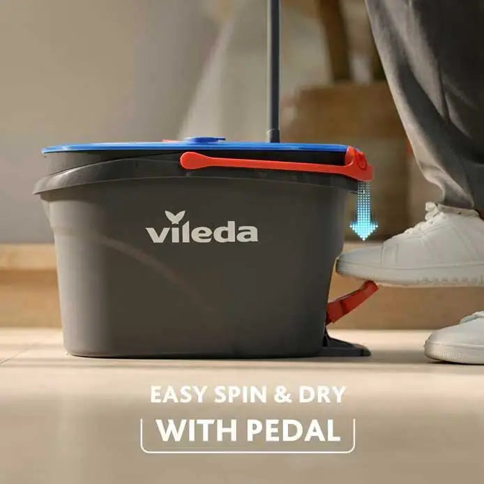 Vileda H2Pro Spin Mop con Secchio a Doppio Serbatoio
