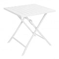 Tavolo pieghevole alabama 70 x 70 con struttura in alluminio bianco