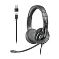 NGS CUFFIE STEREO USB-C CON CONTROLLO DEL VOLUME E ADATTATORE USB [VOX605USBC]