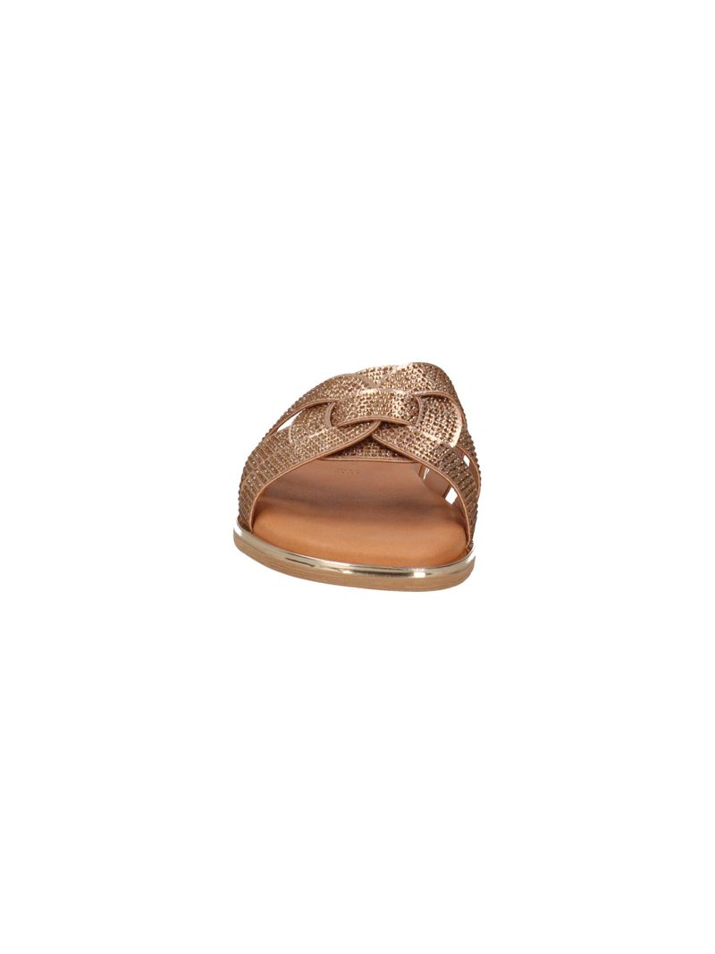 Valleverde Ciabatta Donna Bronzo Brillante Slip-On Leggera - 32032