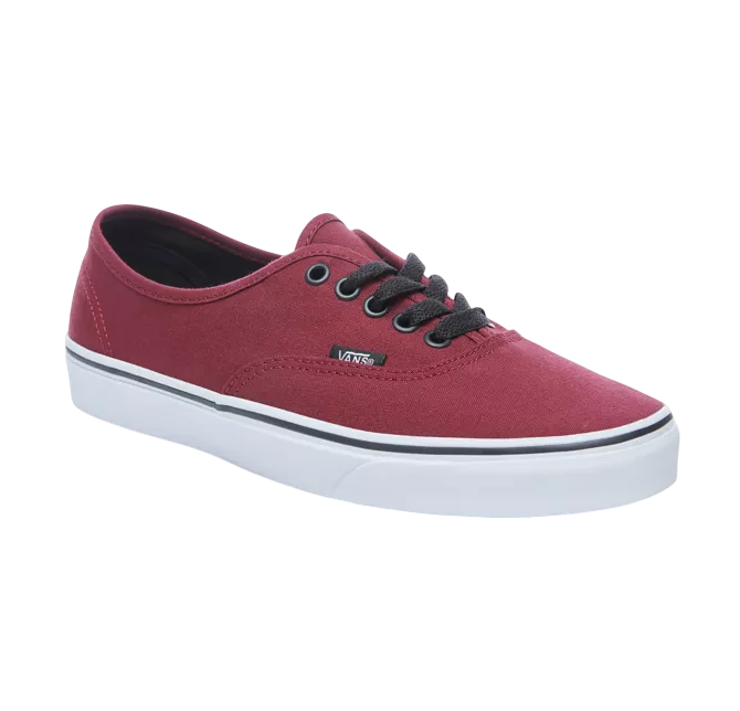 Vans Authentic Unisex Tela VN000QER5U8 | Sneakers Bordò e Nera