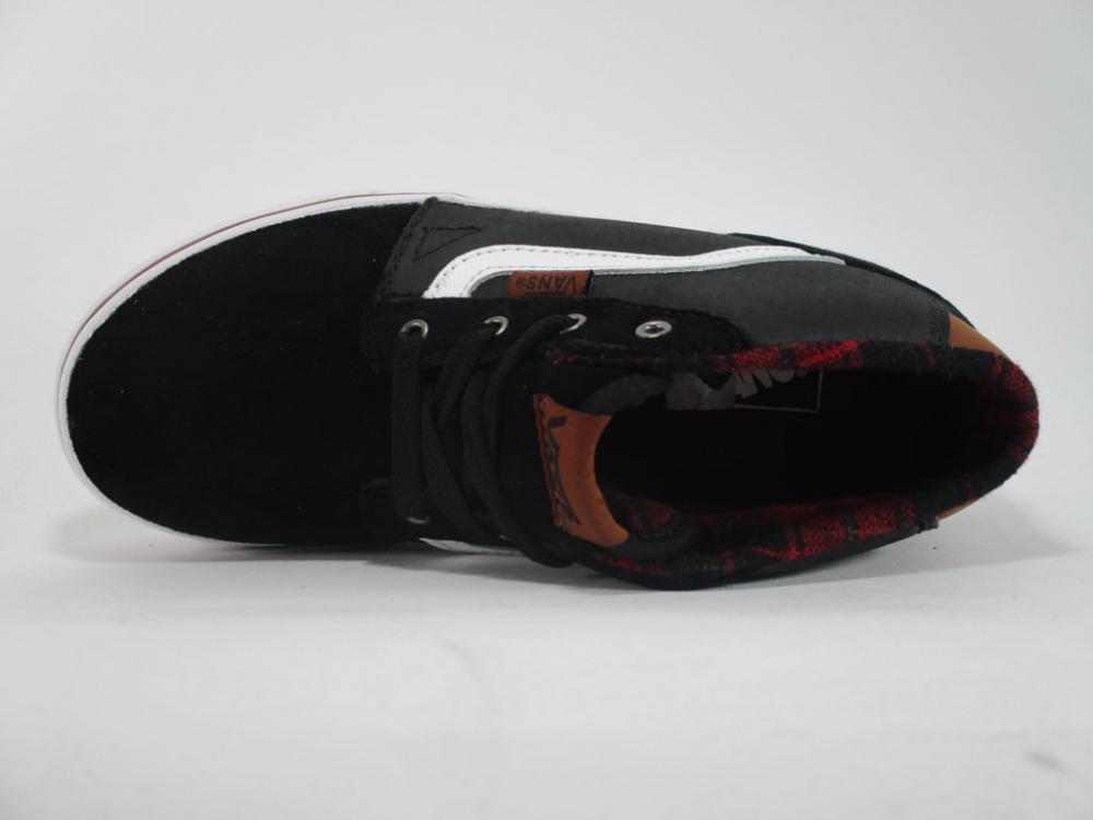 Vans Chapman Mid Junior Pelle Scamosciata VN0A2XSSK75 | Sneakers nere