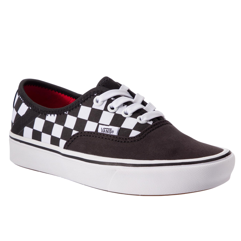 Vans Comfycush Authentic Uomo Vegan VN0A3WM8VN81 | Sneakers nere a scacchi
