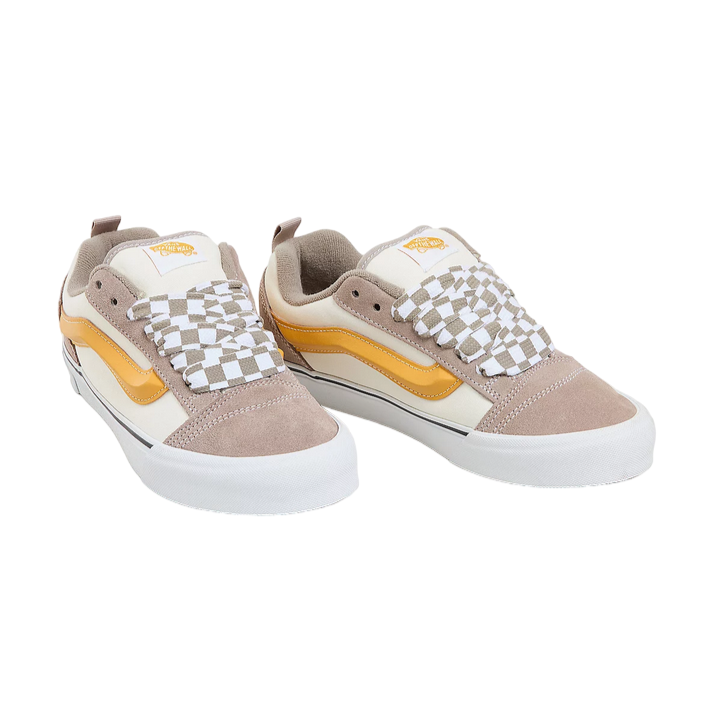 Vans Knu Skool VN0009QC0BP Multicolore Beige Ocra Sneakers Uomo